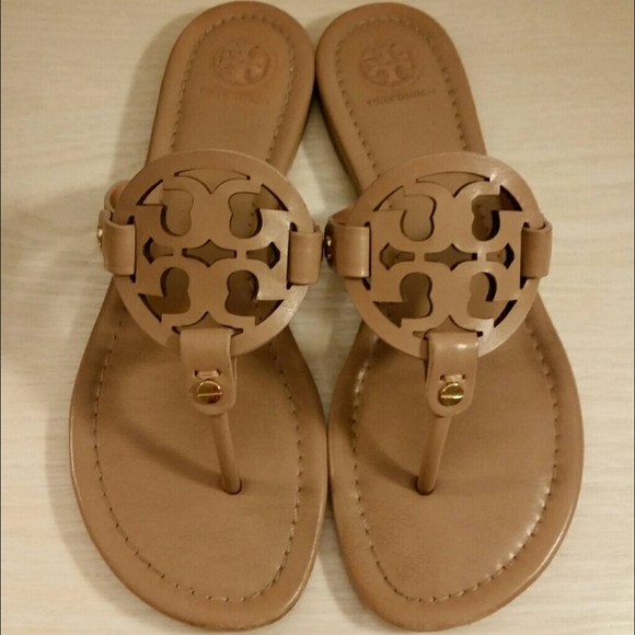 Tory Burch Shoes - Tory Burch Miller Sandals in Light Makeup